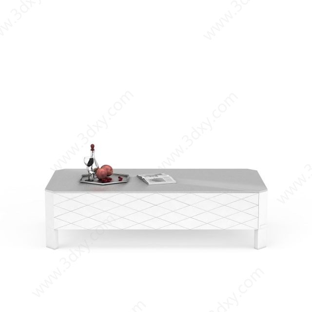 客厅简易桌几3D模型