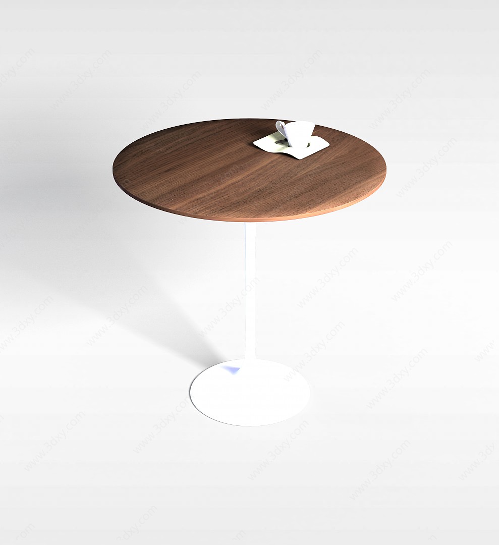 现代风格圆桌3D模型