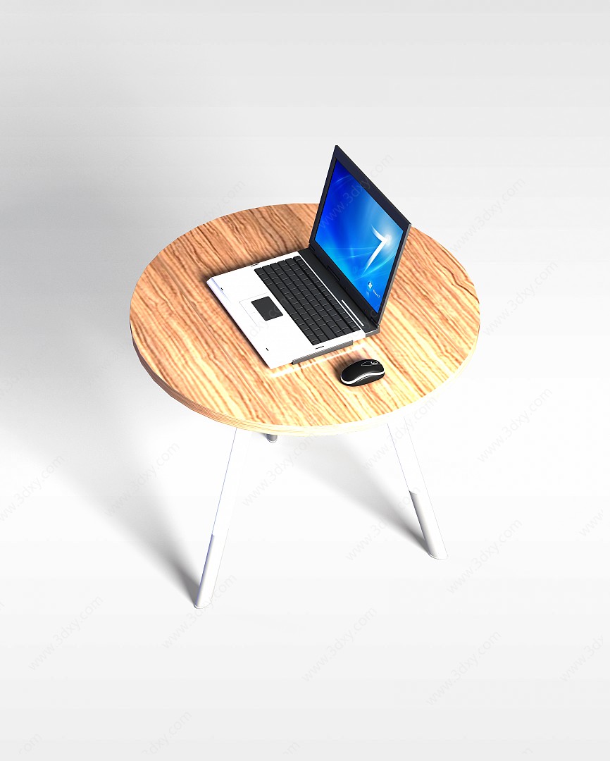 电脑桌子3D模型