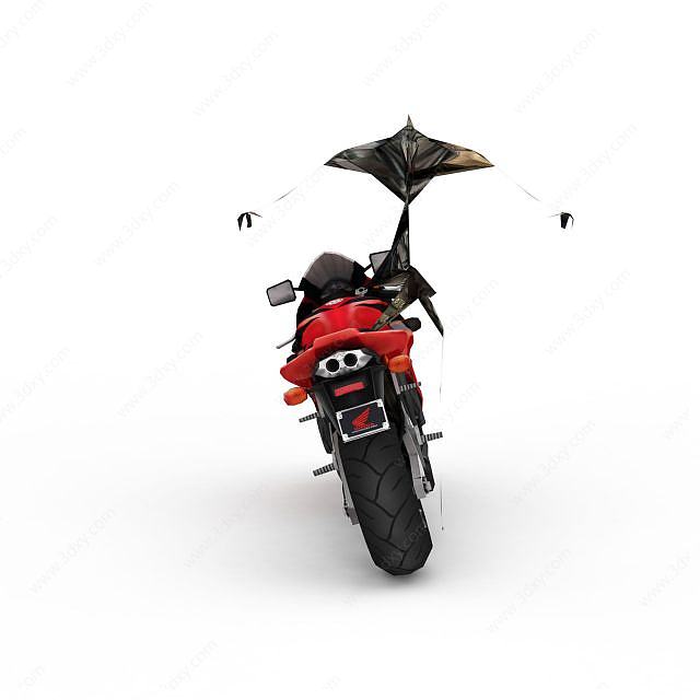 旋风摩托车3D模型