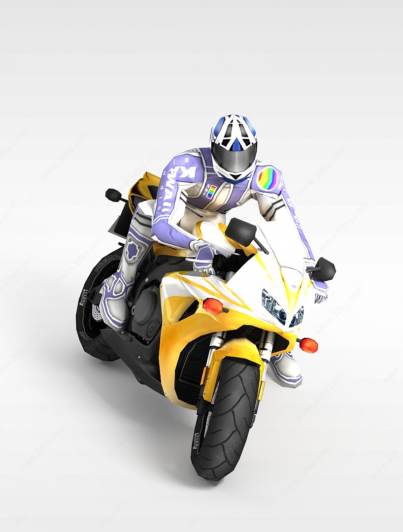 摩托车3D模型
