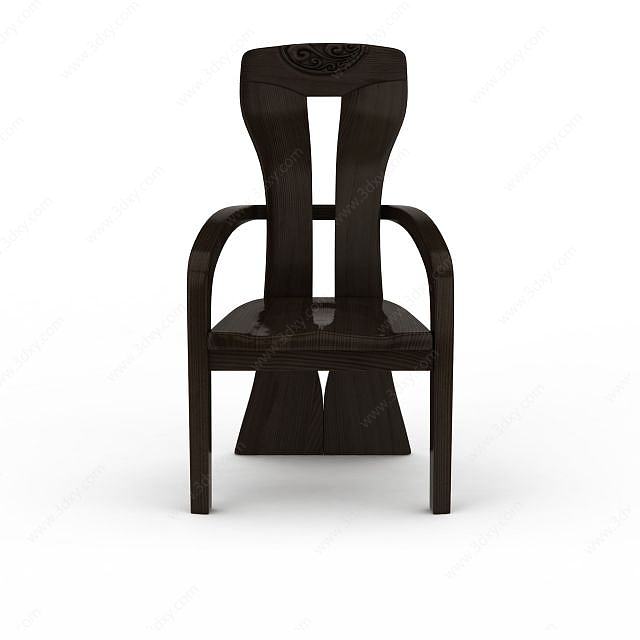 创意木椅3D模型