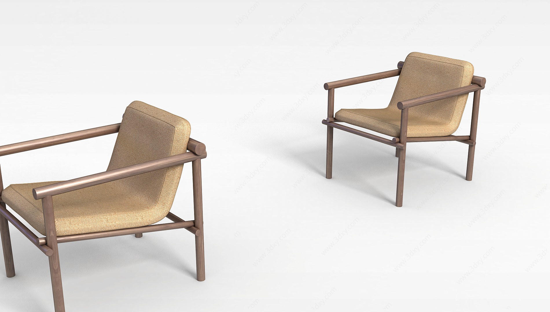 现代休闲椅子3D模型