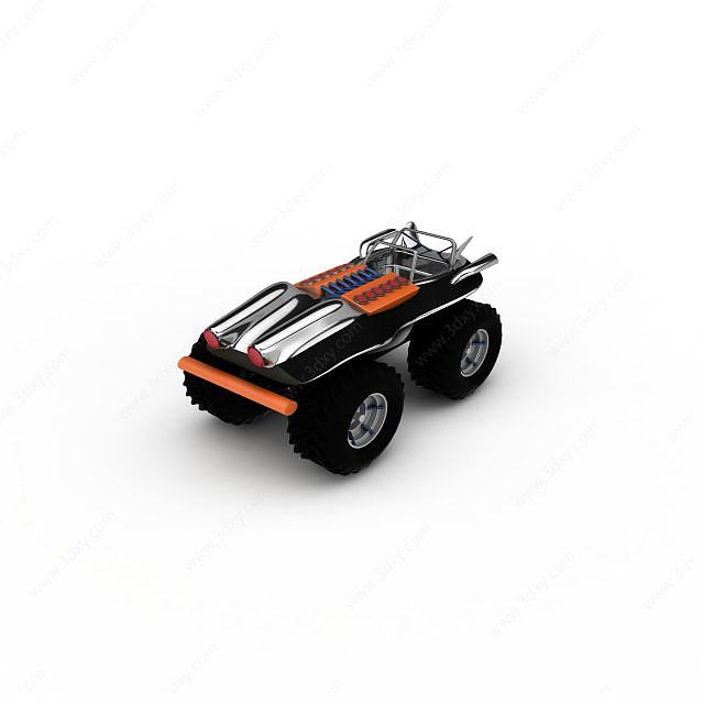 玩具越野车3D模型