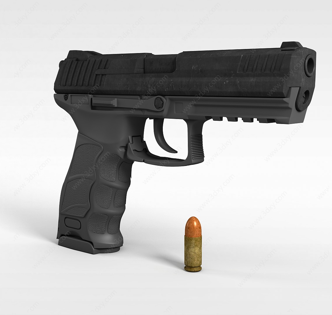 M1911手枪3D模型