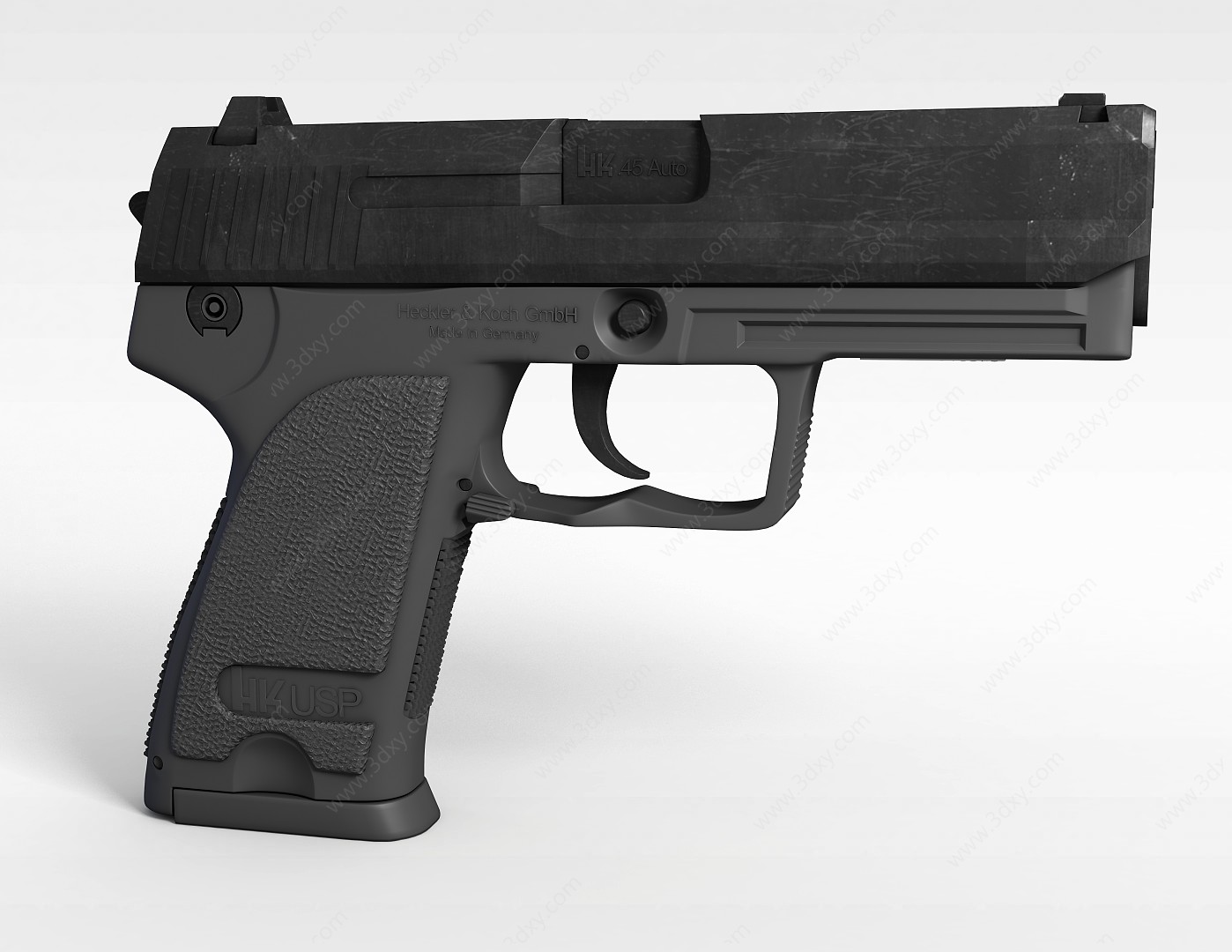 92式手枪3D模型