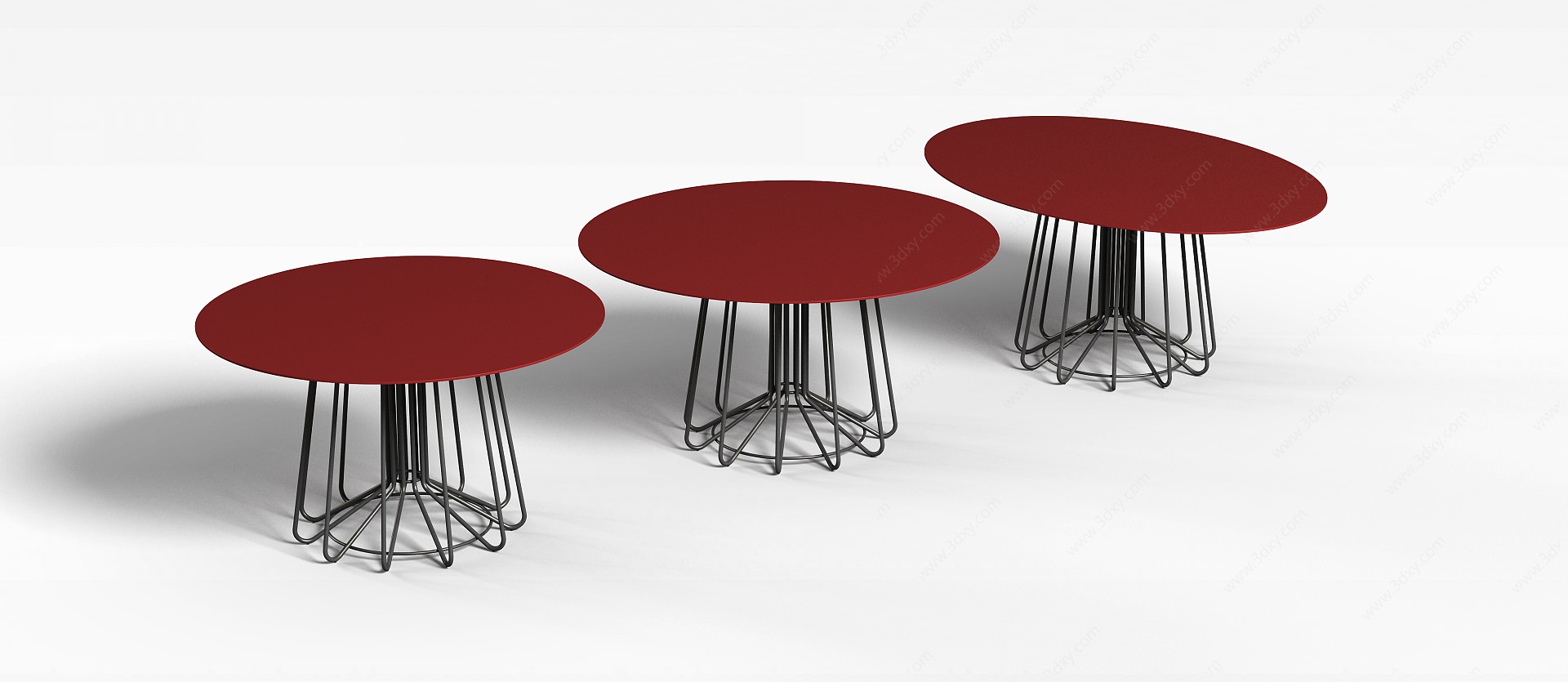咖啡厅桌子3D模型