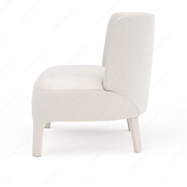 现代简约风格沙发椅3D模型