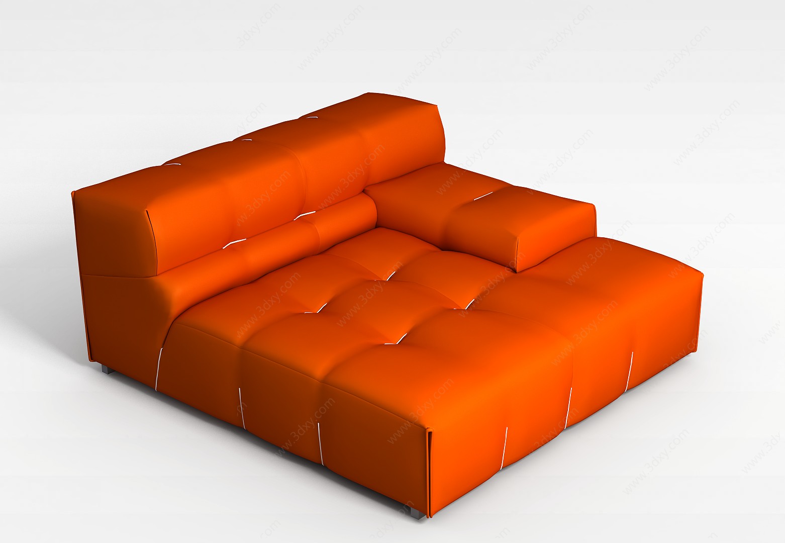 休闲沙发床3D模型