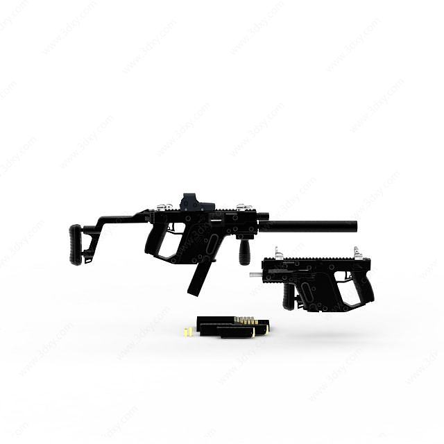 KRISS Vector冲锋枪3D模型