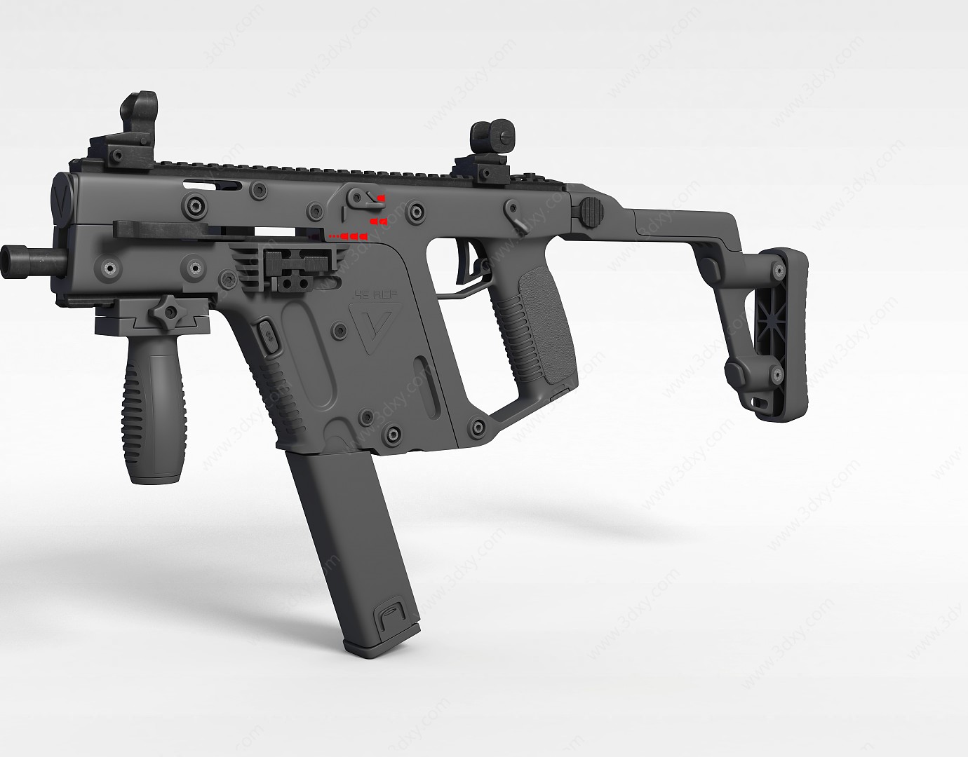 自动步枪3D模型