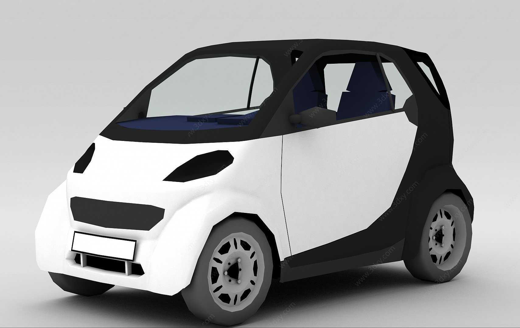 小电跑车3D模型