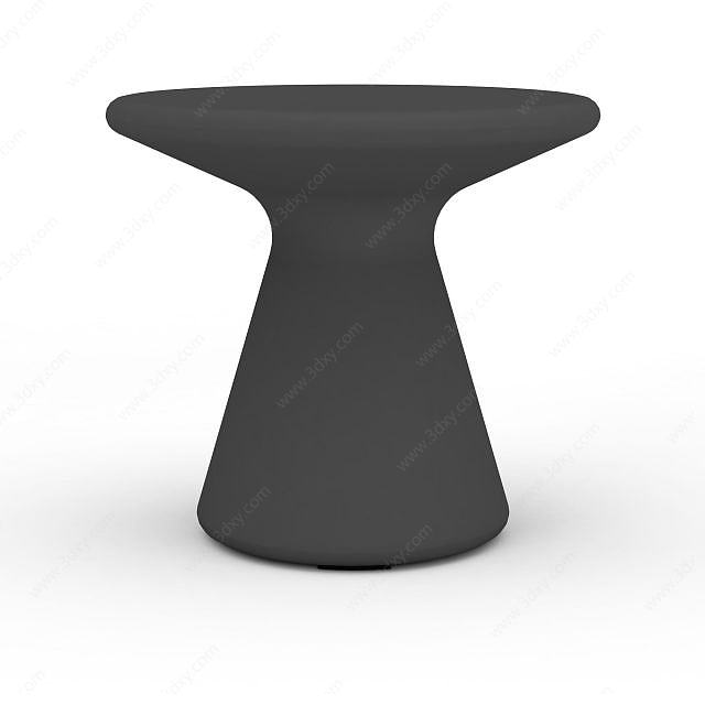公园休息桌子3D模型