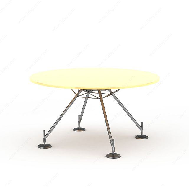 圆形桌子3D模型