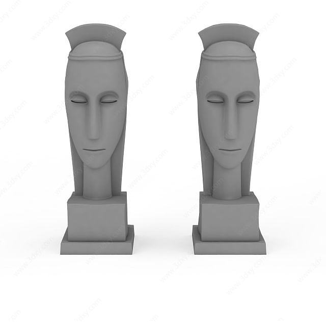 装饰雕塑3D模型