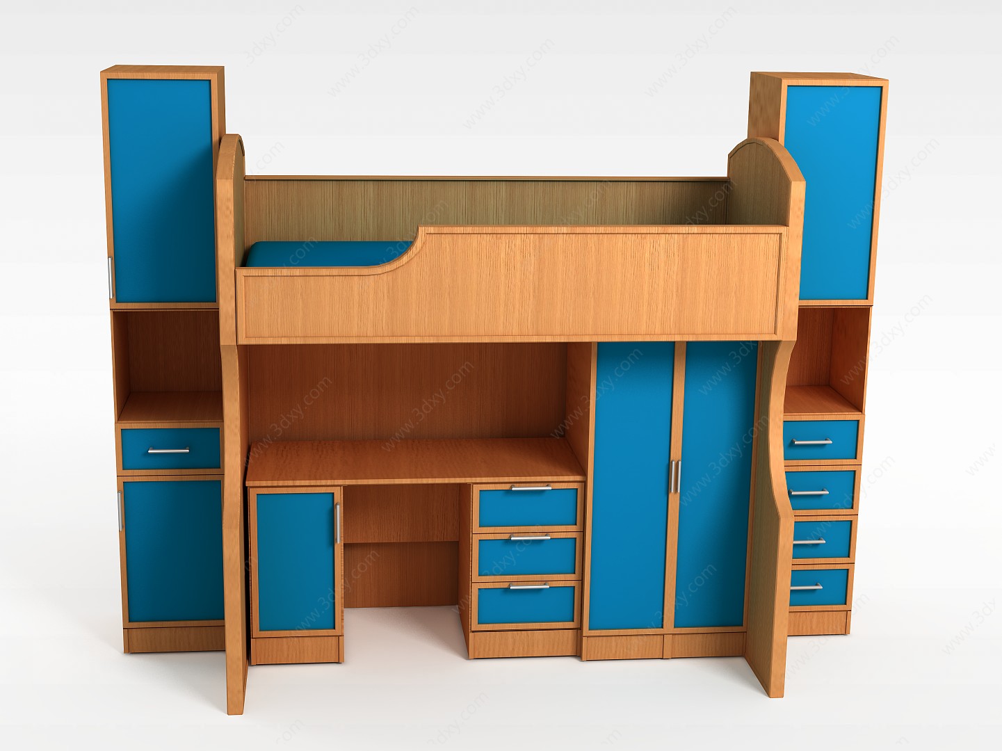 宿舍整理柜子3D模型