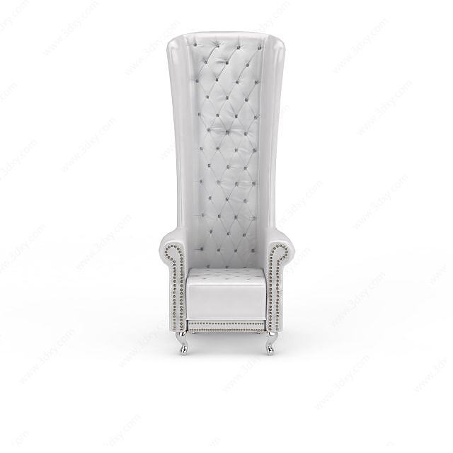 现代风格客厅椅子3D模型