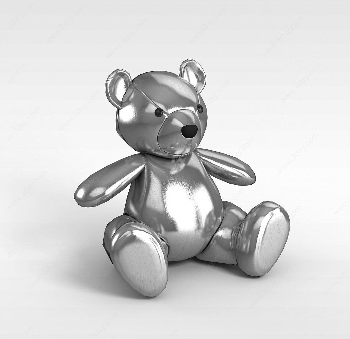 玩具小熊3D模型