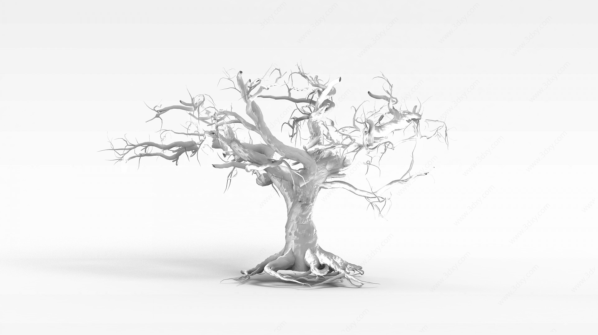 异形大树树干3D模型