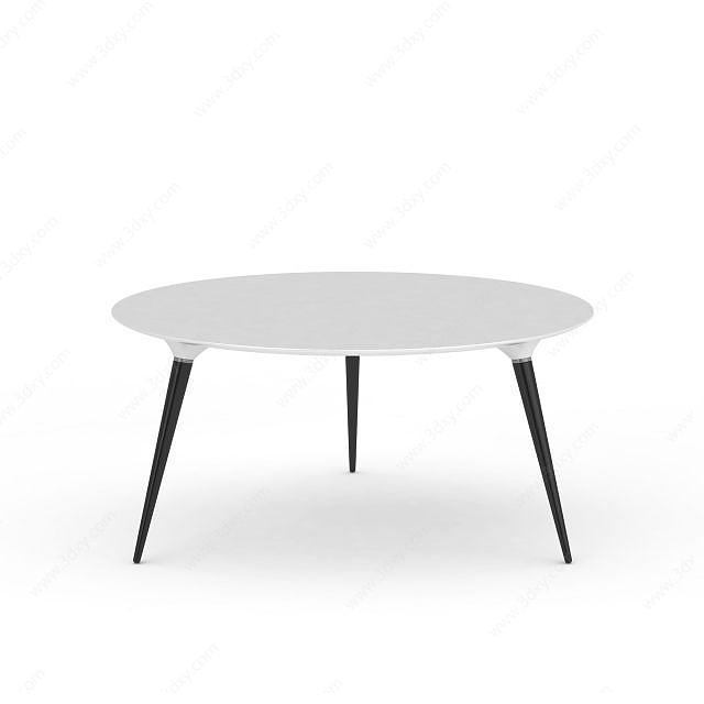 圆形休闲桌3D模型