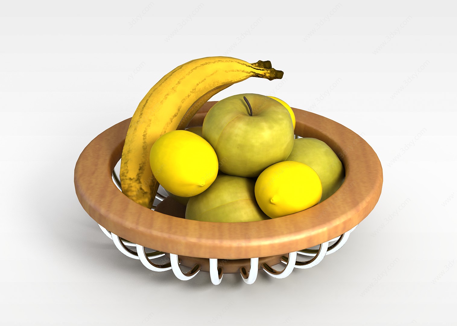 水果盘3D模型