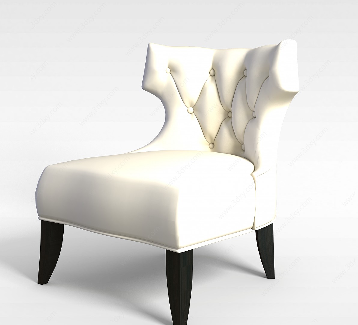 欧式靠背椅3D模型
