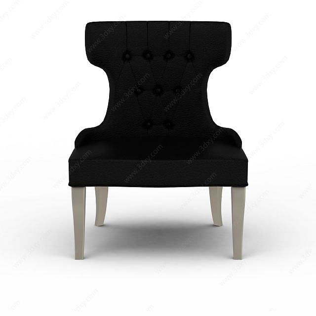 真皮沙发座椅3D模型