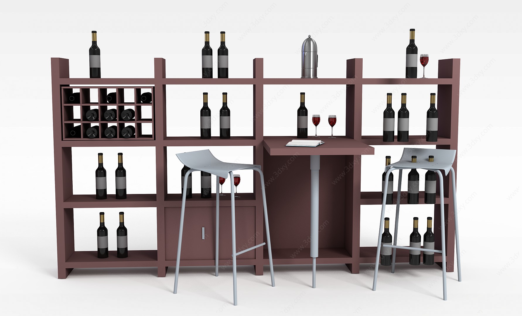 红酒收藏柜3D模型