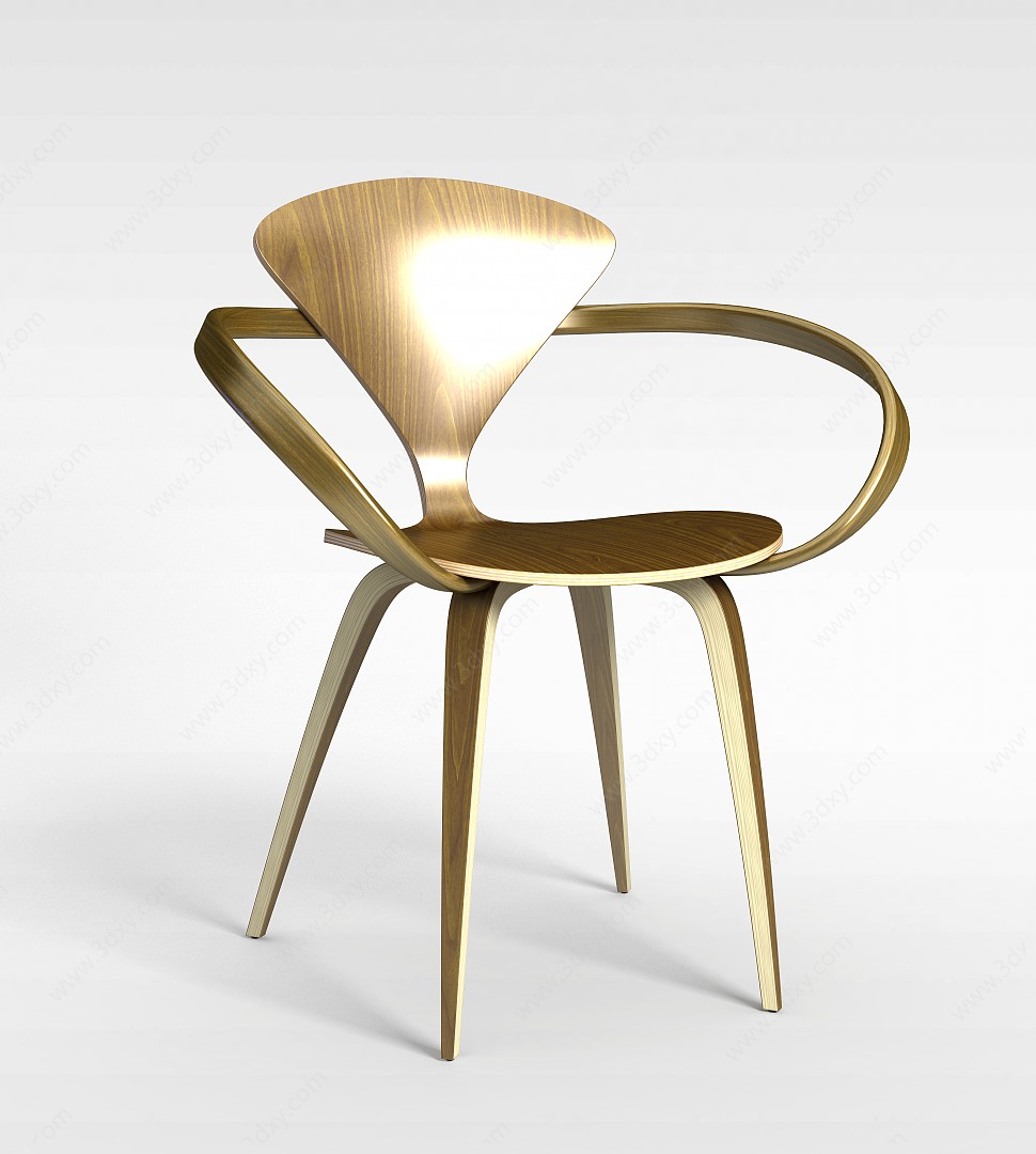 创意餐厅椅子3D模型