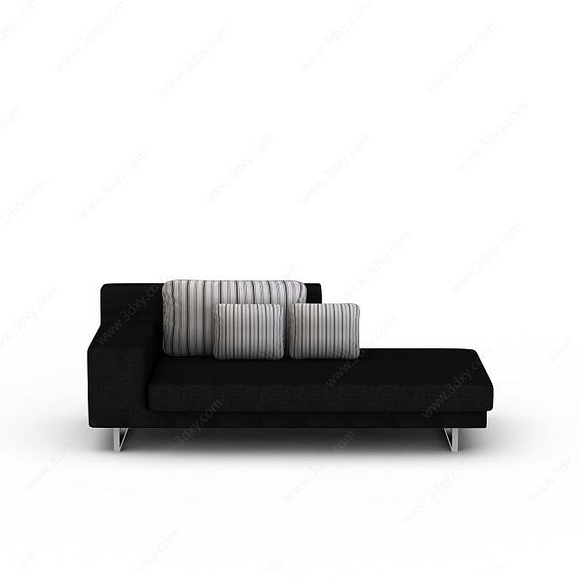 现代沙发床3D模型