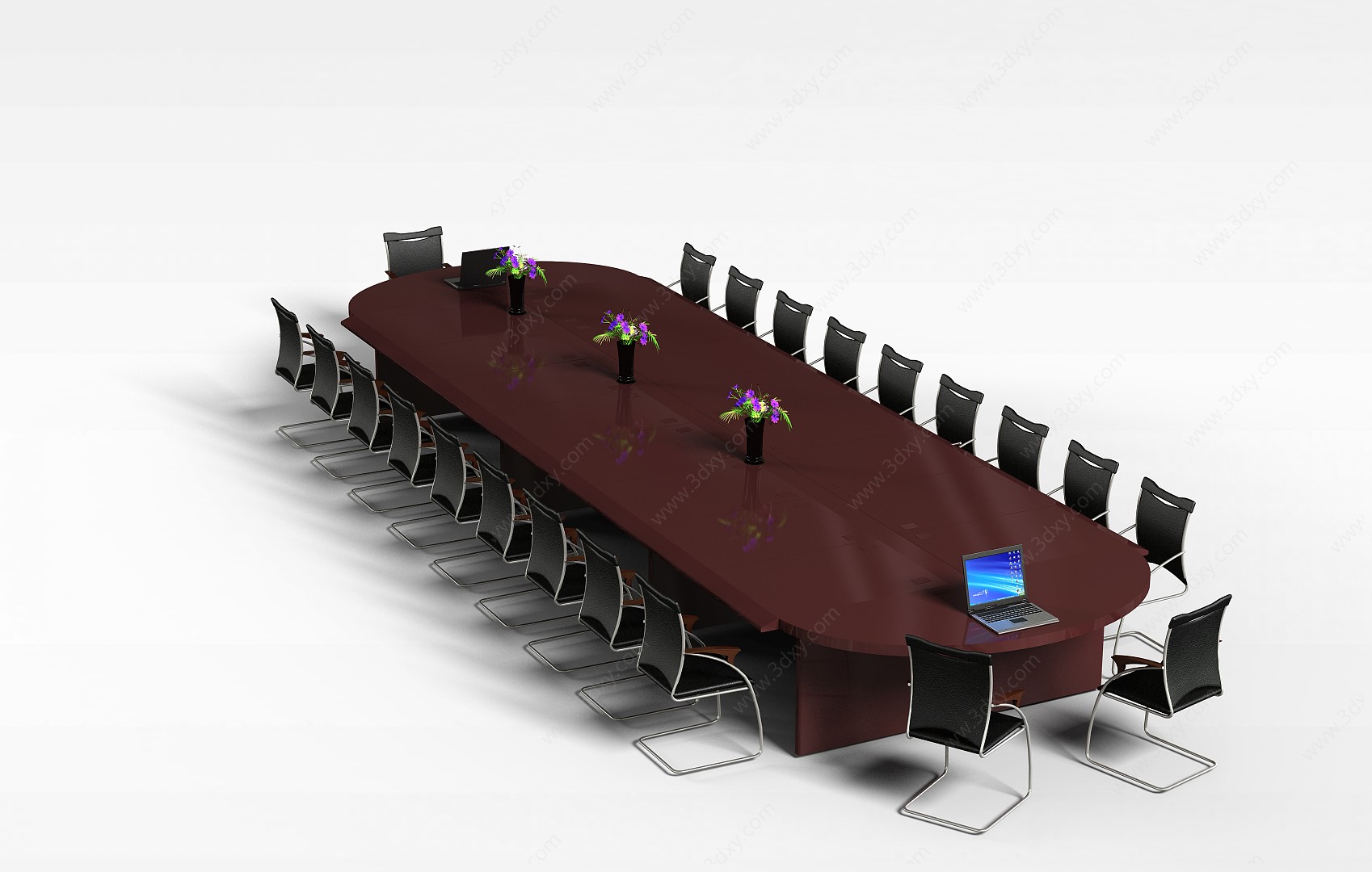 办公家具会议桌3D模型
