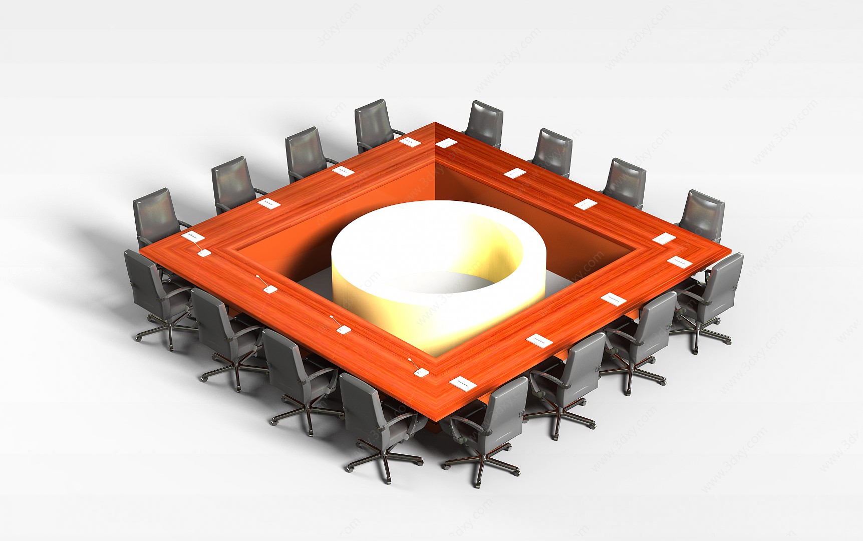 会议室桌子3D模型