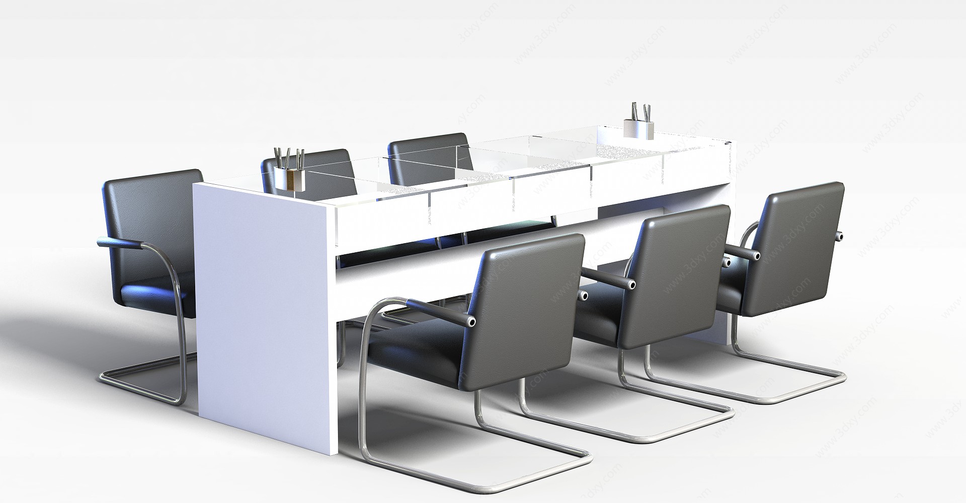 会议办公桌3D模型