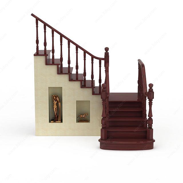 室内楼梯3D模型