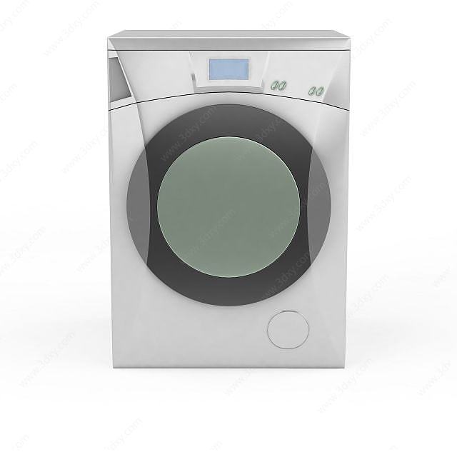 家用滚筒洗衣机3D模型