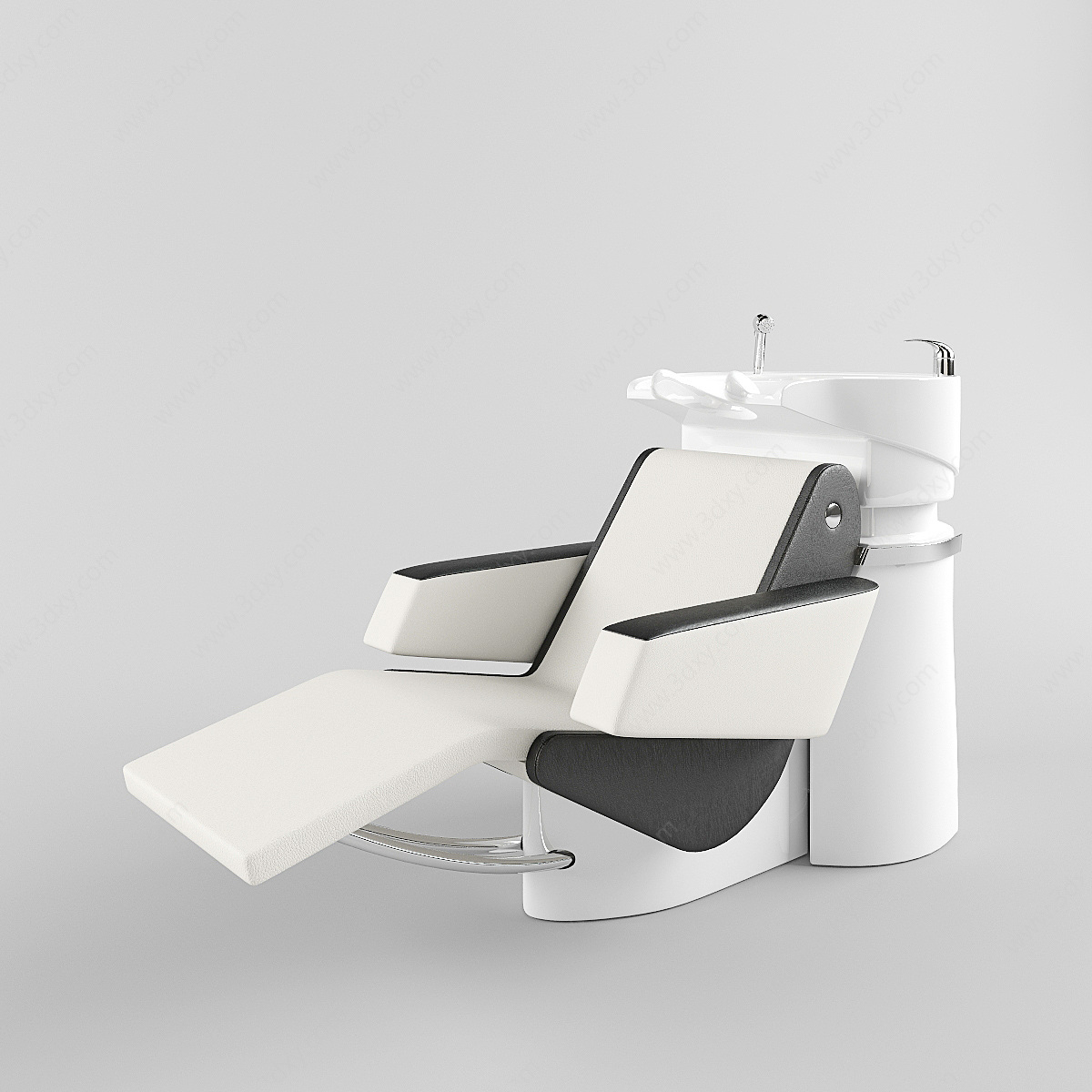 现代洗头椅3D模型