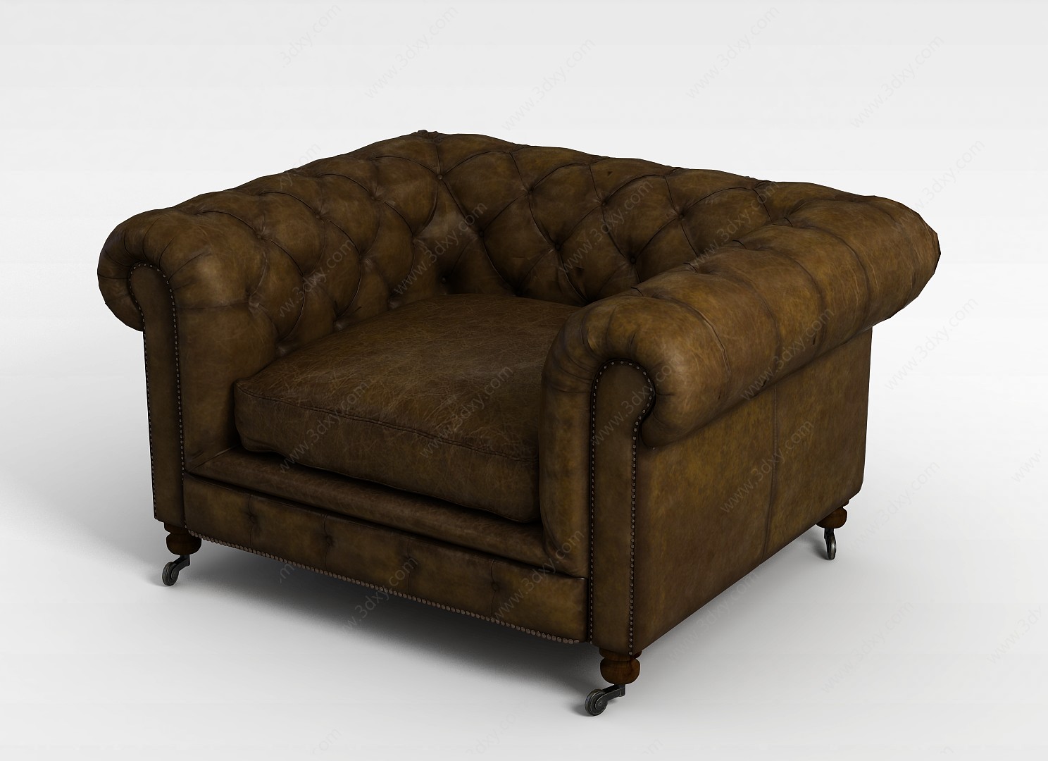 布艺休闲沙发3D模型
