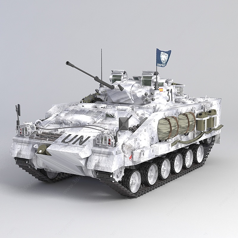 装甲运兵车3D模型