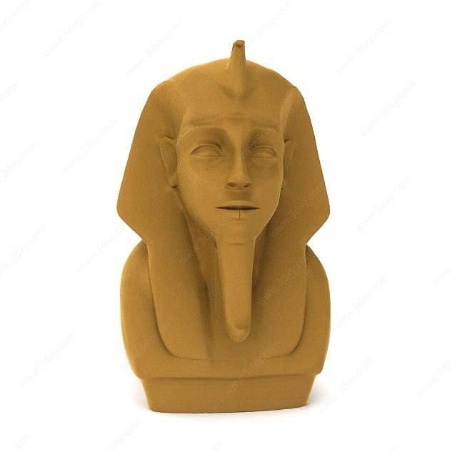 埃及法老雕像3D模型
