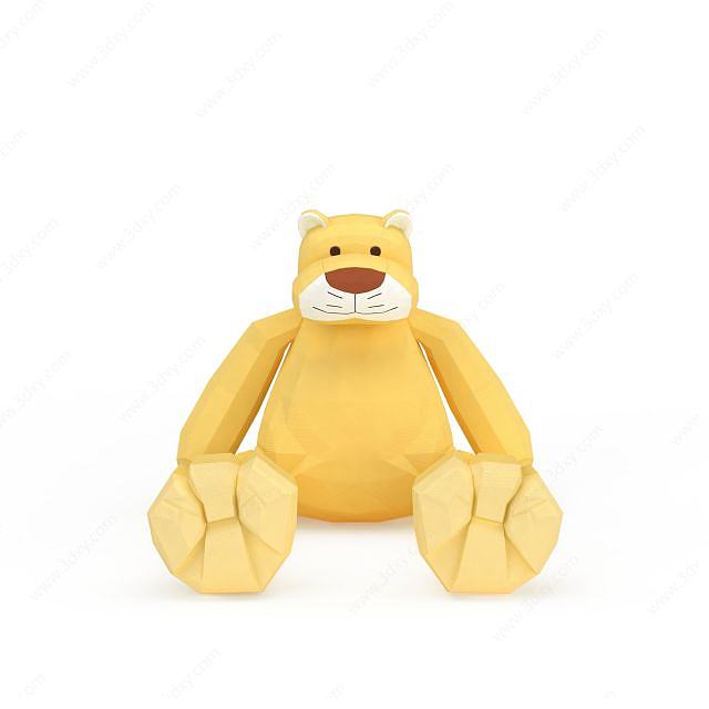 儿童玩具熊3D模型