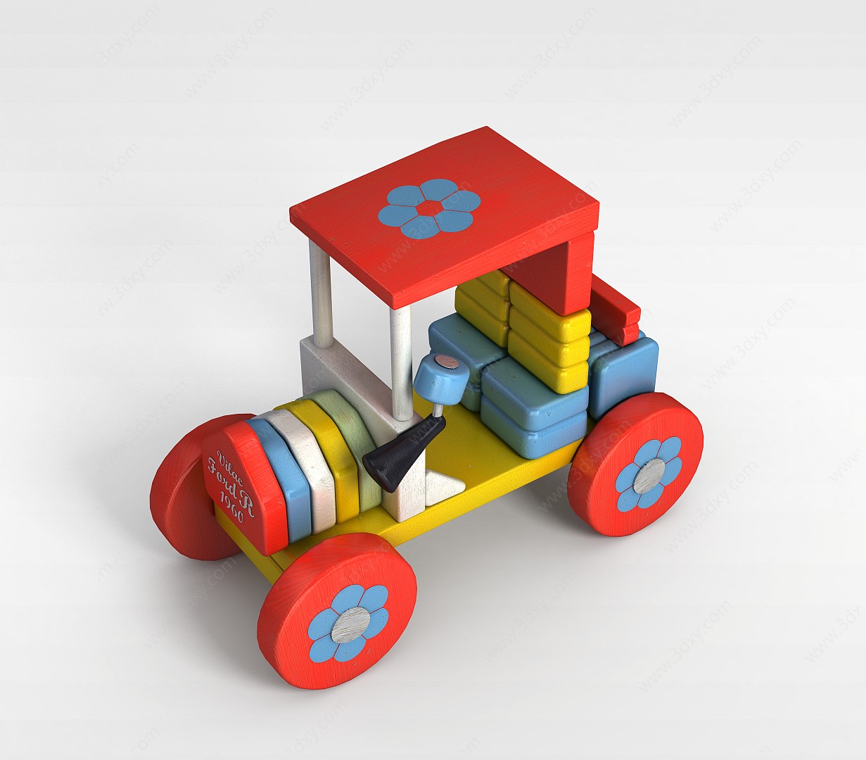 儿童玩具车3D模型