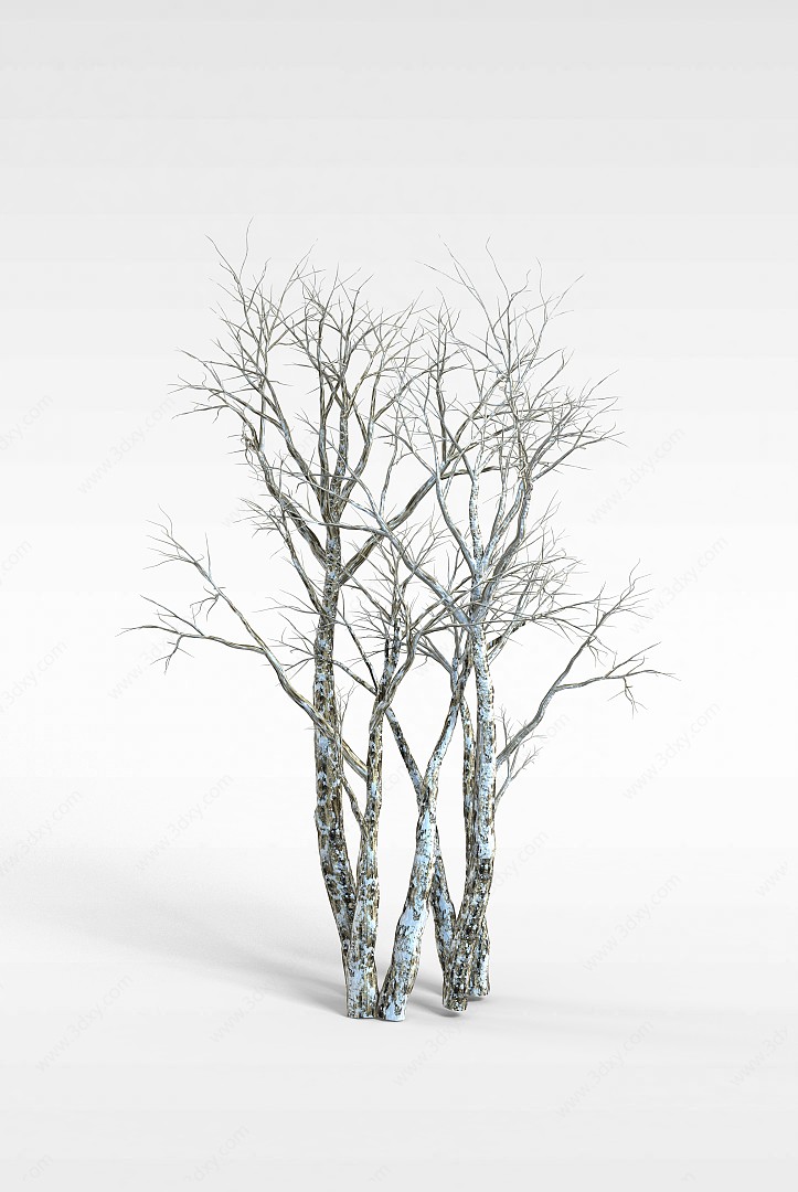 游戏场景树3D模型