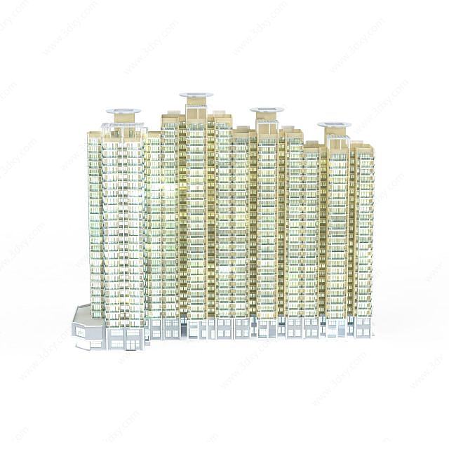 高层建筑3D模型