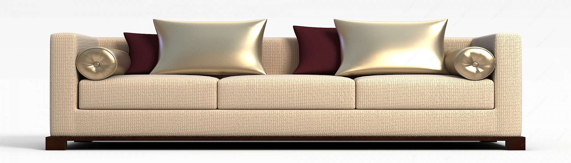 精美客厅沙发3D模型