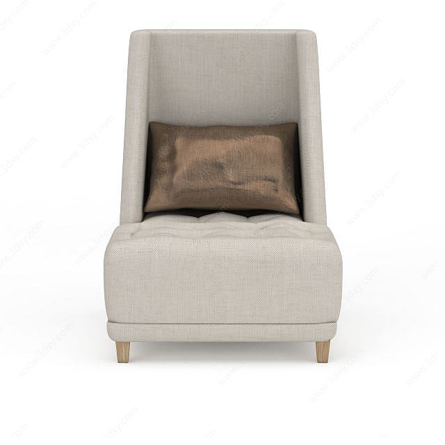 室内沙发躺椅3D模型