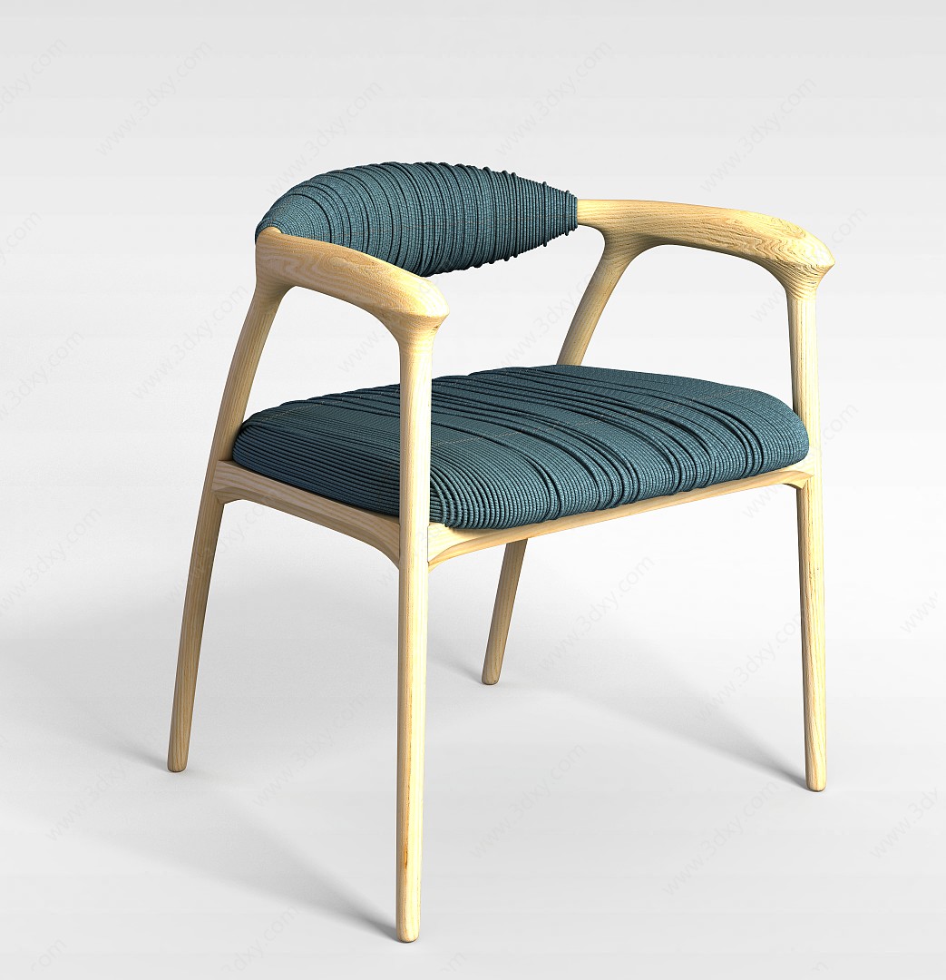 现代座椅3D模型