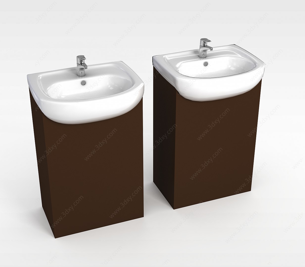 现代洗手池3D模型