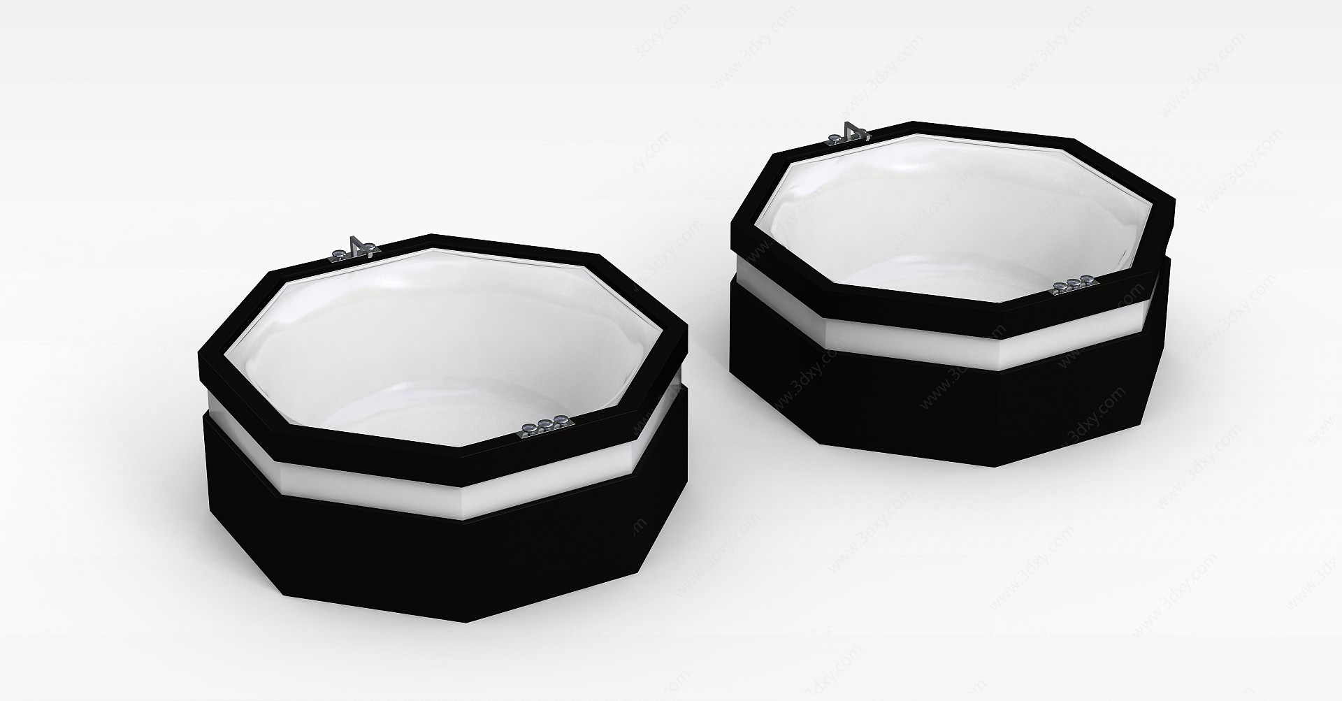 现代多边浴缸3D模型