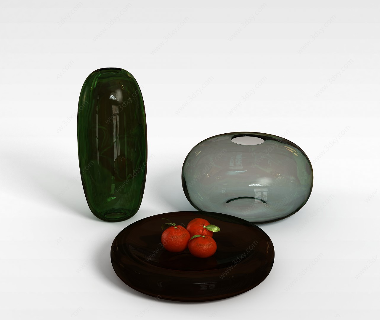 现代造型器皿3D模型