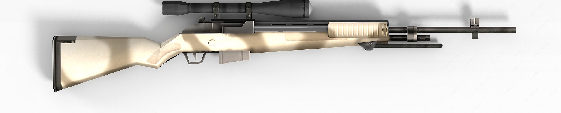 COD5武器狙击枪3D模型